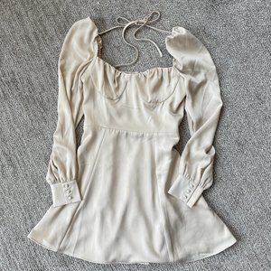 Nordstrom / Leyden Beige long Sleeve Dress Size small S